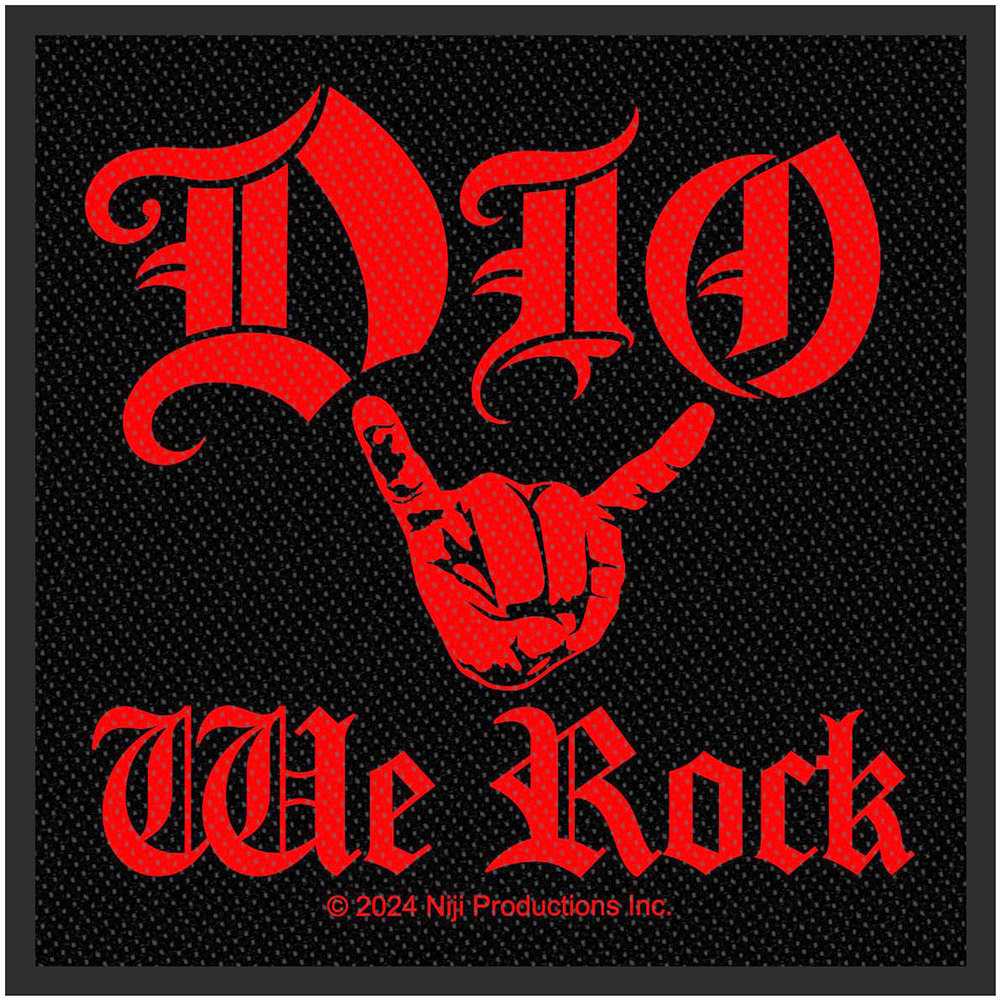 Dio - We Rock Patch - Schwarz